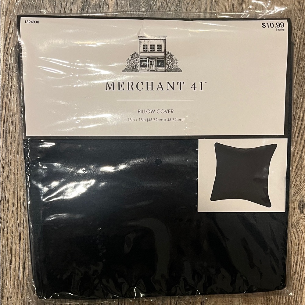 Black Pillow Cover